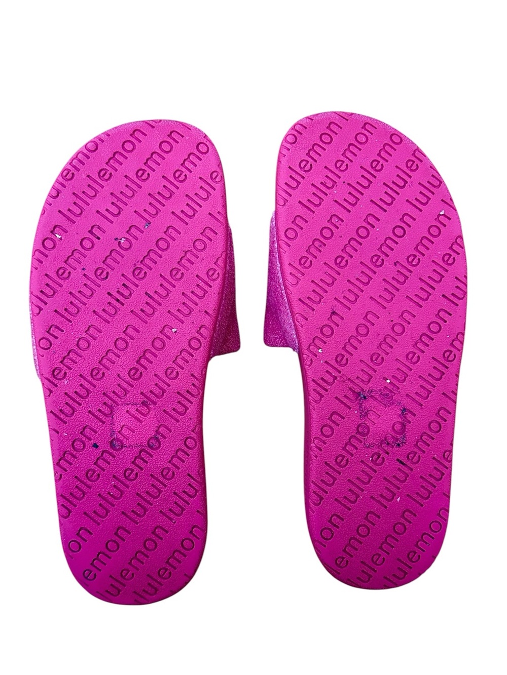 Lululemon Womens Restfeel Terry Slide Size 8 Pink Raspberry - Picture 4 of 7